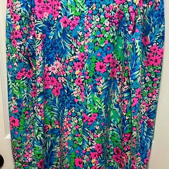NWT LILLY PULITZER L JANSEN DRESS MULTI TINY GARDEN BEAUTIFUL! - Picture 4 of 9